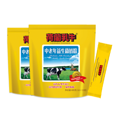 荷兰乳牛中老年益生菌奶粉400g
