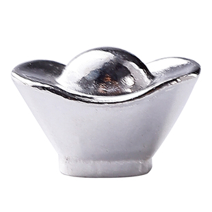 银葫芦S999纯银泡茶神器投资实心银元宝乌龟银锭白银净化煮水泡茶