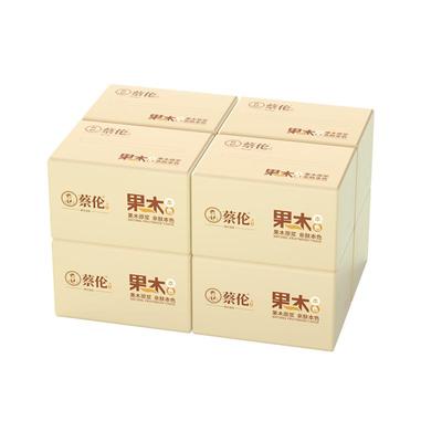 蔡伦400张4层30包原浆果木抽纸