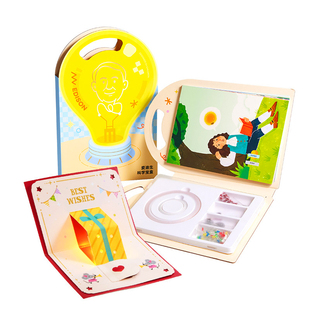 爱迪生电力科学宝盒魔纸电路暑假玩具儿童物理小实验套装男孩女孩