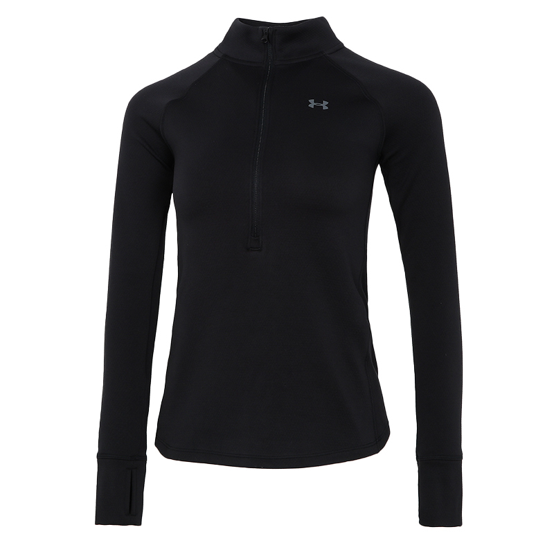 安德玛官方女装2025新款Base 4.0半拉链运动长袖T恤套头衫1343319