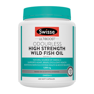 2瓶Swisse大豆卵磷脂深海鱼油中老年人软胶囊官方旗舰店正品进口