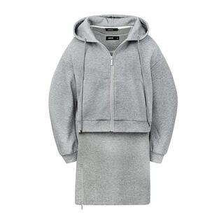 HAVVA连帽拉链卫衣外套+连衣裙两件套运动风女士套装2026春Z27520