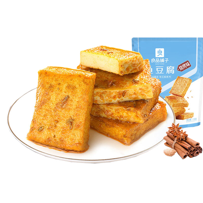 良品铺子鱼豆腐170g*2袋烧烤味