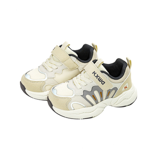 开心娃2026春季中小童网面舒适运动鞋子户外魔术贴防滑耐磨休闲鞋