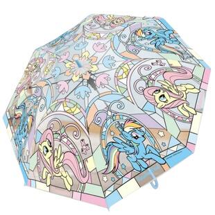 小马宝莉雨伞女孩透明伞小学生长柄伞二次元痛伞儿童生日新年礼物
