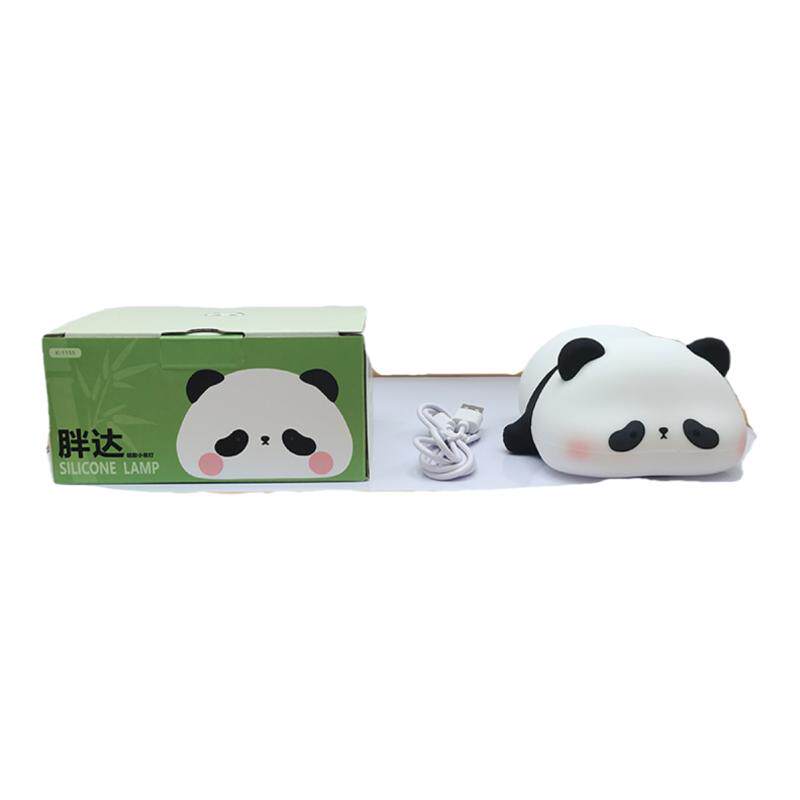 硅胶柔光熊猫小夜灯不伤眼