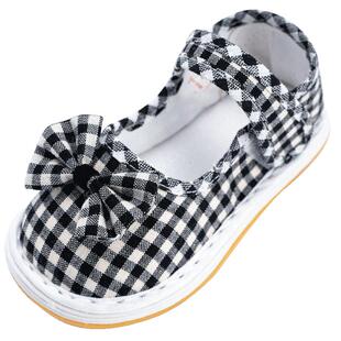 手工老北京儿童布鞋女春秋1一2-3岁宝宝小布鞋千层底幼儿园室内鞋