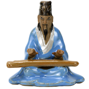 假山装饰摆件盆景摆件人物陶瓷公仔小摆件假山摆件造景配件微景观