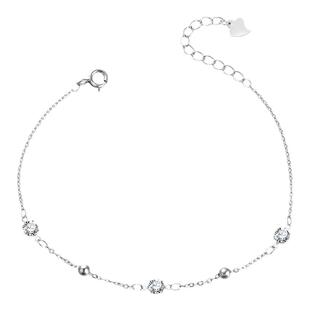 老银匠银手链女纯银转运珠时尚s925银设计感送女友礼物圆珠银手串