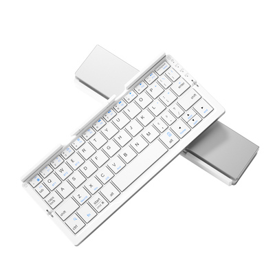 BOW航世 蓝牙折叠键盘鼠标套装适用于华为Mate XTs折叠手机平板ipad笔记本台式电脑通用女生打字专用静音便携