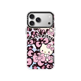MASFEIL × 蝴蝶结Kitty适用iPhone17Promax手机壳新款15磁吸带支架苹果16Pro全包套可爱ip13pm高级感14好看