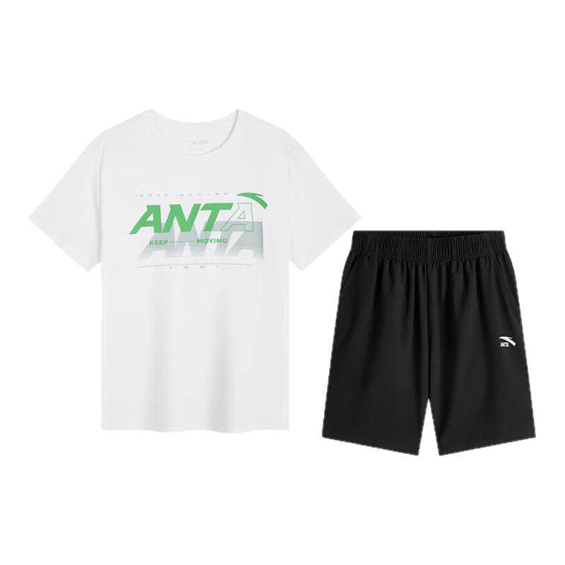 安踏男童夏装套装男孩衣服大童