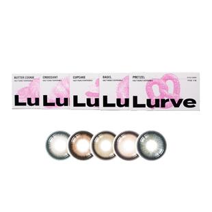 【小直径半年抛】Lurve美瞳烘焙系列彩色隐形眼镜棕紫蓝色1片装*2