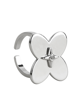 欧阳娜娜同款星星幸运花开口戒指