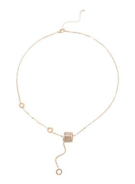 小蛮腰项链轻奢小众女猫眼石颈链