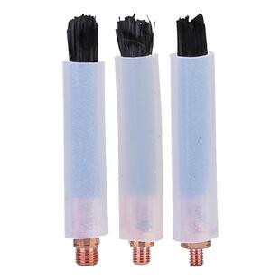 焊道清洗毛刷头自动供液进口M6M8M10正反牙不锈钢焊缝焊点处理机