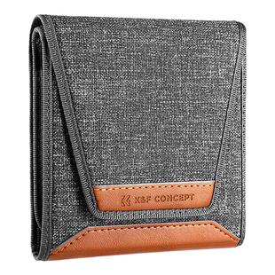 KFCONCEPT卓尔滤镜收纳包 方形滤镜包 UV镜CPL偏振镜单反相机圆形镜片收纳袋便携防水防震耐磨保护盒