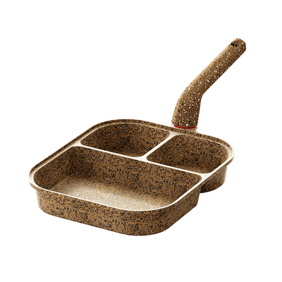 amercook花岗岩三合一早餐煎蛋锅鸡蛋汉堡不粘平底煎饼煎蛋锅神器