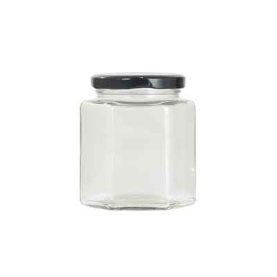 带盖食品级六棱小六角玻璃瓶子