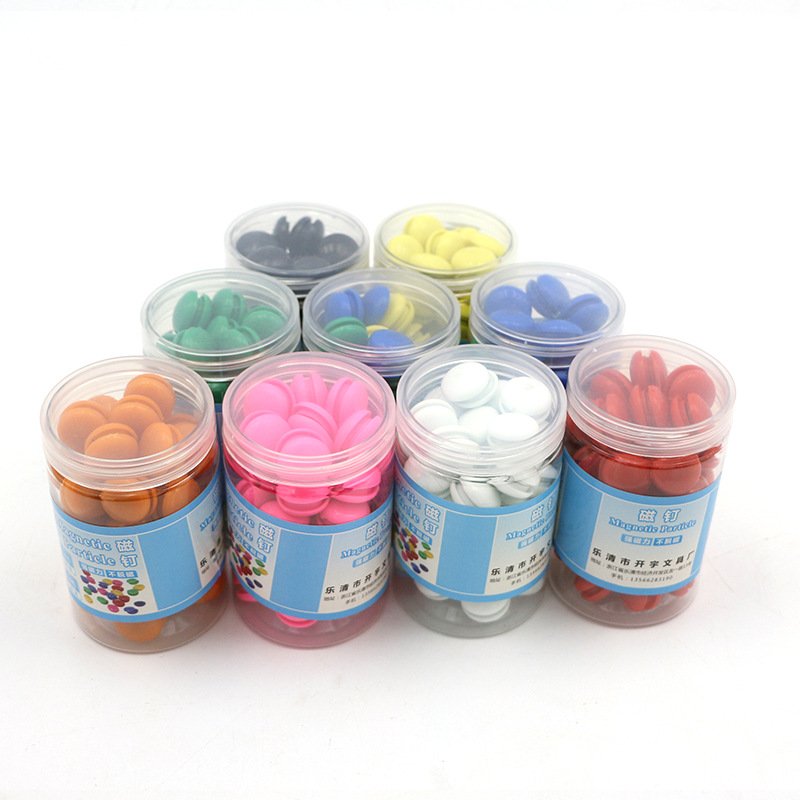 厂家直供开宇磁钉白板磁铁贴磁吸磁吸铁石磁磁20mm2cm黑板贴粒扣