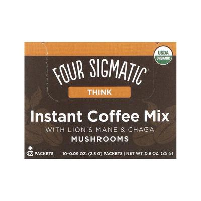 香港直邮Four Sigmatic猴头菇咖啡粉速溶热水冲泡10包香醇进口
