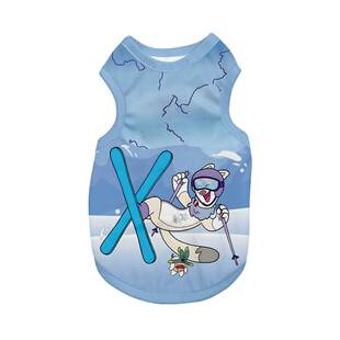 中国队2026米兰科尔蒂纳冬奥会运动宠物背心狗狗猫咪衣服防掉毛