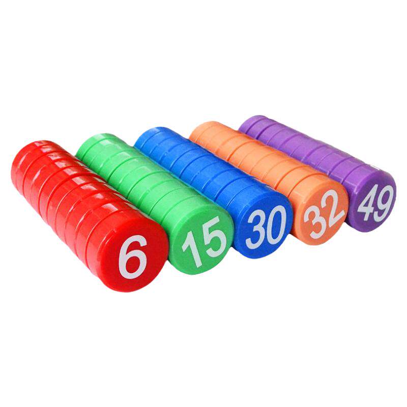 黑板磁力吸铁石1-50数字圆形磁粒冰箱强磁贴彩色教学办公白板磁钉
