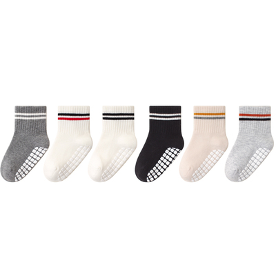 宝宝地板袜春秋纯棉中筒学步