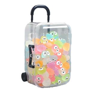 可爱夜光小煤球小精灵桌面小摆件行李箱收纳微景观微缩装饰小物件