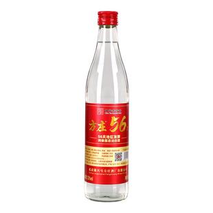 方庄56酒52度清香型500ml纯粮古法酿造固态白酒口粮酒礼盒装整箱