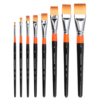 韩国华虹尼龙毛水彩笔丙烯画笔