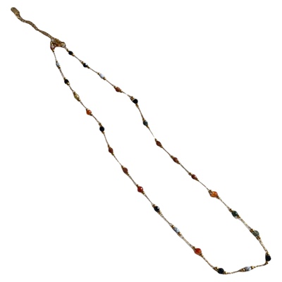 彩色天然石串珠满天星项链气质轻奢小众高级民族风百搭锁骨链NY01