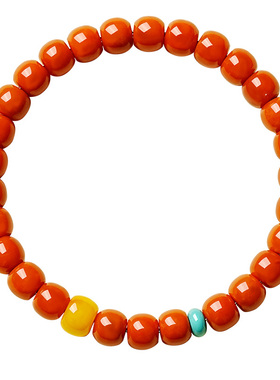 宫里上新收藏级满肉南红玛瑙手串