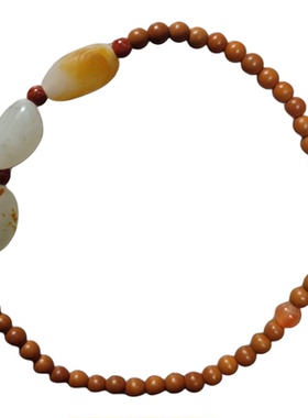 神绚和田玉籽原籽玉坠中国风吊坠