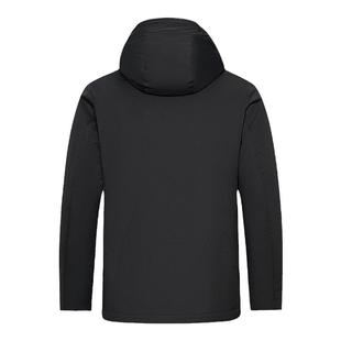 Navigare意大利小帆船绿色中长款羽绒服男冬季休闲连帽保暖外套