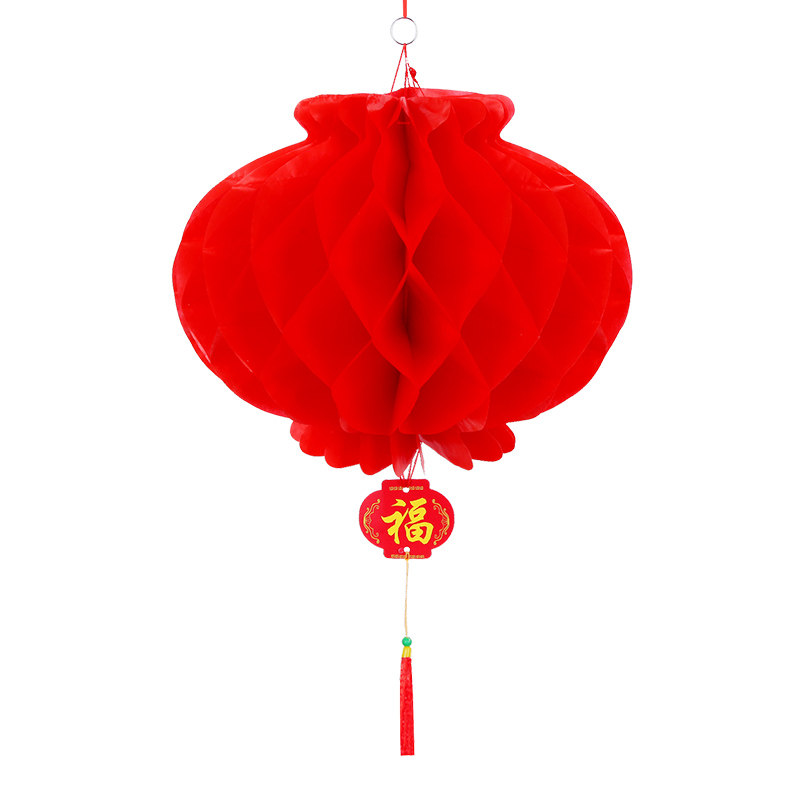 2026新款小红纸灯笼挂饰过年树上户外结婚布置春节马年味氛围装饰