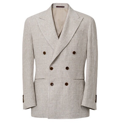 CULTUM法国亚麻春夏休闲西服套装