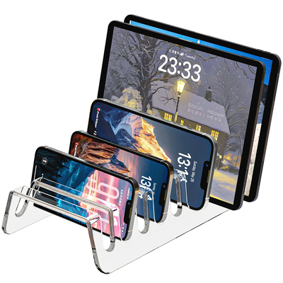 手机收纳架多格存放可充电