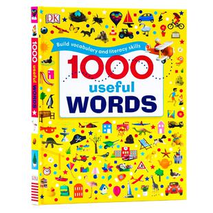 进口英文原版 DK词典 1000 Useful Words 常用英语1000个单词 精装 儿童阅读写作技能提升书 插图字典词典 现货