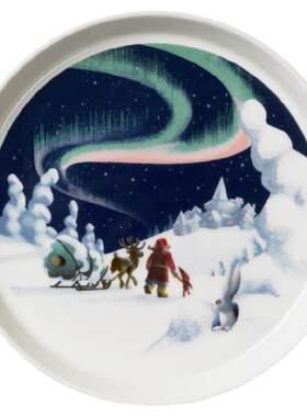 Arabia陶瓷马克杯可爱圣诞雪人