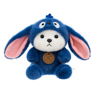 可爱戴帽子变身小熊毛绒玩具桌伴小公仔玩偶布娃娃摆件生日礼物女