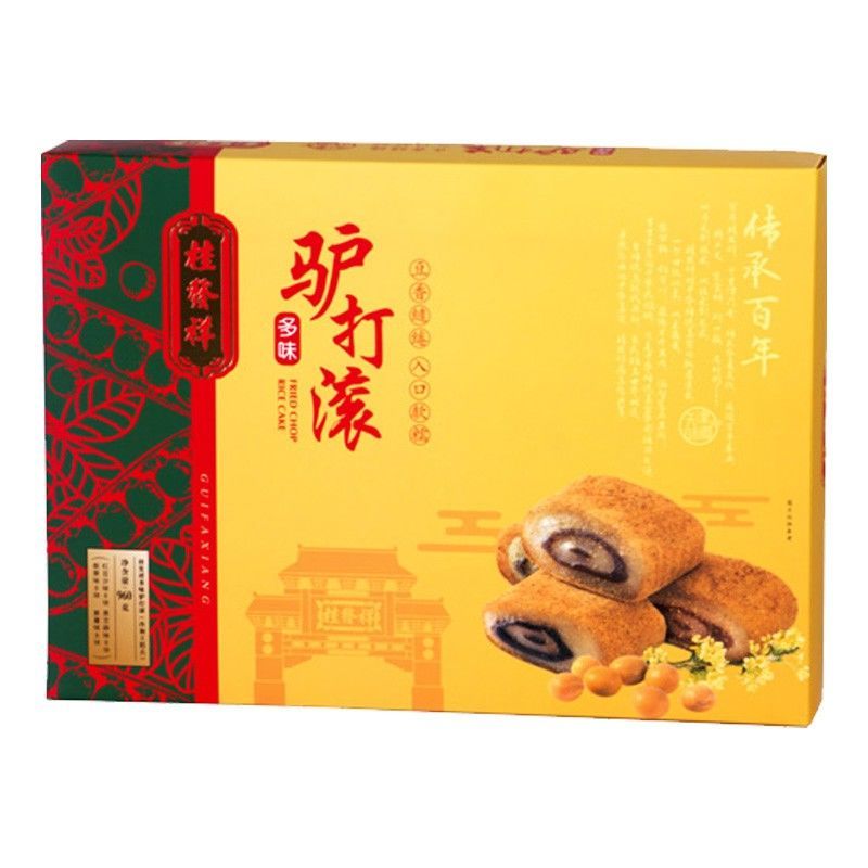 桂发祥十八街多味驴打滚麻薯糯米糍粑粘糕天津特产零食礼盒装960g