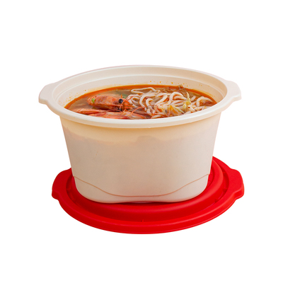 七色魔方圆形塑料一高档饭盒加厚