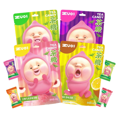 zuo一下屁桃联名茶糖清新口气