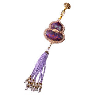 压襟宋锦珍珠葫芦配饰挂件国风宋式美学手工DIY配件汉服旗袍吊坠