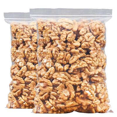 每果时光_新货原味大核桃仁500g