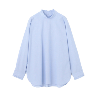 UNFILO御菌防臭可洗荷叶领温柔通勤衬衫女ONWARD