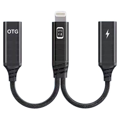 一分二OTG大疆麦克风转接头