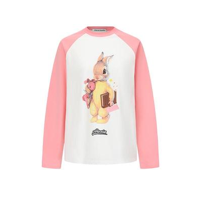 AlexiaSandra插肩长袖T恤